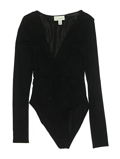 Pre-owned Topshop Bodysuit In Black