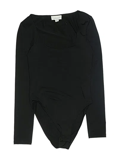 Pre-owned Topshop Bodysuit In Black