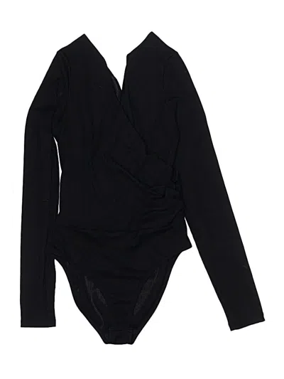 Pre-owned Topshop Bodysuit In Black