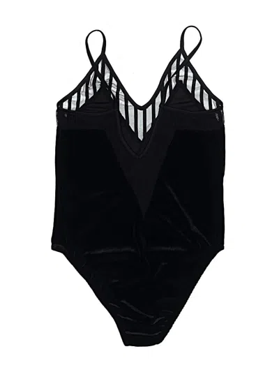 Pre-owned Topshop Bodysuit In Black