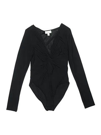 Pre-owned Topshop Bodysuit In Black