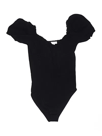 Pre-owned Topshop Bodysuit In Black