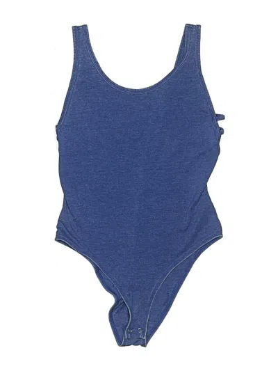 Pre-owned Topshop Bodysuit In Blue
