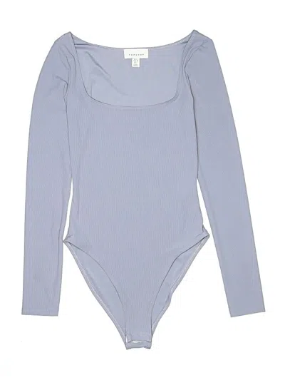 Pre-owned Topshop Bodysuit In Gray