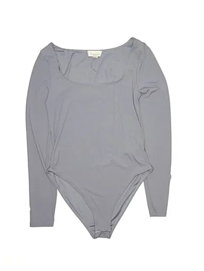 Pre-owned Topshop Bodysuit In Gray
