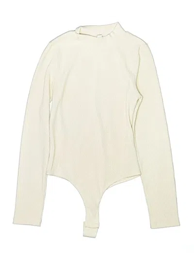 Pre-owned Topshop Bodysuit In Ivory