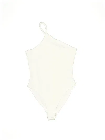 Pre-owned Topshop Bodysuit In Ivory