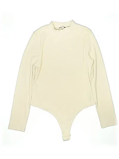 Pre-owned Topshop Bodysuit In White