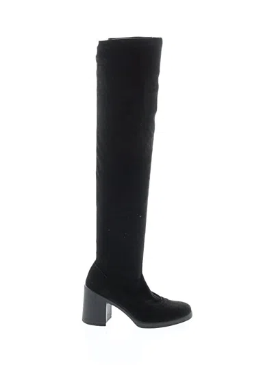 Pre-owned Topshop Boots In Black