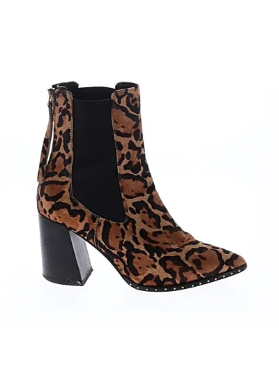 Pre-owned Topshop Boots In Brown
