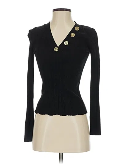 Pre-owned Topshop Cardigan Sweater In Black