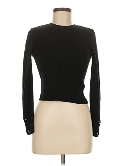 Pre-owned Topshop Cardigan Sweater In Black