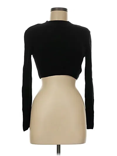 Pre-owned Topshop Cardigan Sweater In Black