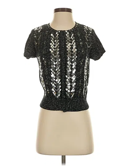 Pre-owned Topshop Cardigan Sweater In Black