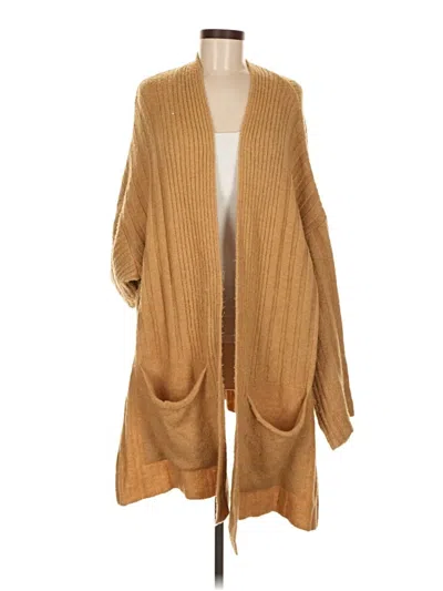 Pre-owned Topshop Cardigan Sweater In Brown