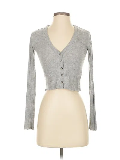 Pre-owned Topshop Cardigan Sweater In Gray
