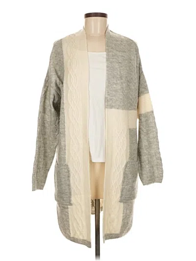 Pre-owned Topshop Cardigan Sweater In Gray