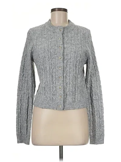 Pre-owned Topshop Cardigan Sweater In Gray