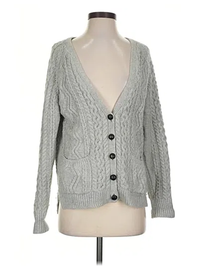 Pre-owned Topshop Cardigan Sweater In Gray