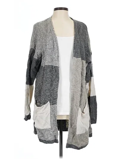 Pre-owned Topshop Cardigan Sweater In Gray