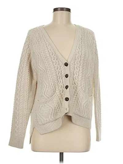 Pre-owned Topshop Cardigan Sweater In Ivory