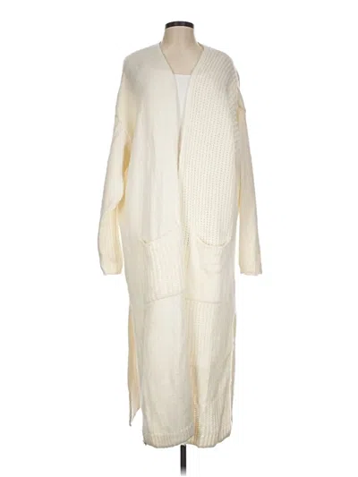 Pre-owned Topshop Cardigan Sweater In Ivory