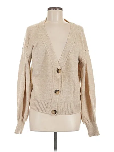 Pre-owned Topshop Cardigan Sweater In Tan
