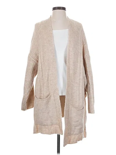 Pre-owned Topshop Cardigan Sweater In Tan