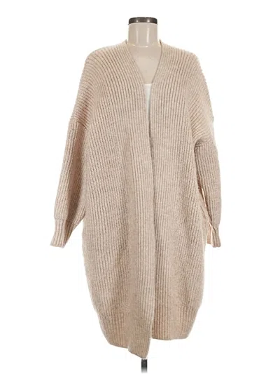 Pre-owned Topshop Cardigan Sweater In Tan