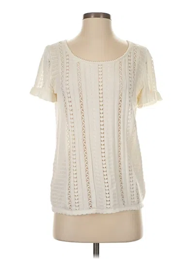 Pre-owned Topshop Cardigan Sweater In White