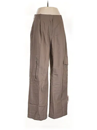 Pre-owned Topshop Cargo Pants In Brown