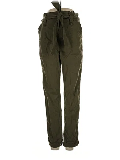 Pre-owned Topshop Cargo Pants In Green