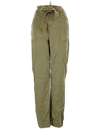Pre-owned Topshop Cargo Pants In Green