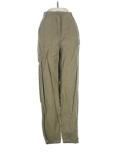 Pre-owned Topshop Cargo Pants In Green
