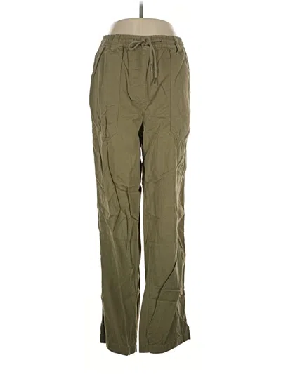 Pre-owned Topshop Cargo Pants In Green