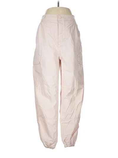 Pre-owned Topshop Cargo Pants In Pink