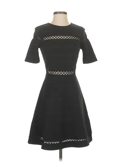 Pre-owned Topshop Casual Dress In Black