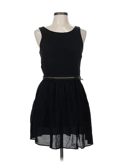 Pre-owned Topshop Casual Dress In Black