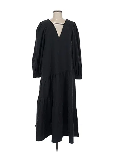 Pre-owned Topshop Casual Dress In Black