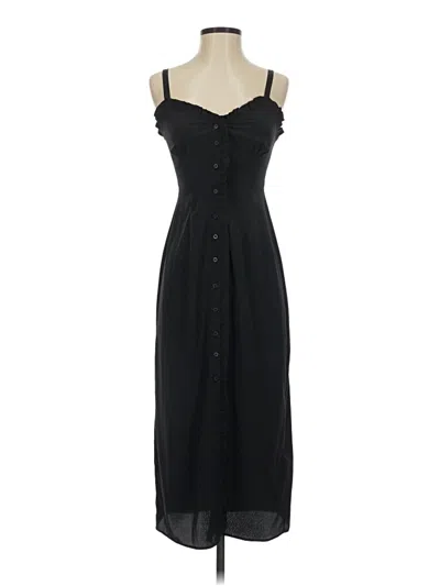 Pre-owned Topshop Casual Dress In Black