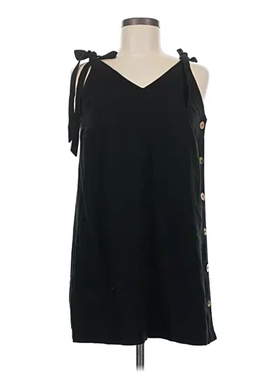 Pre-owned Topshop Casual Dress In Black