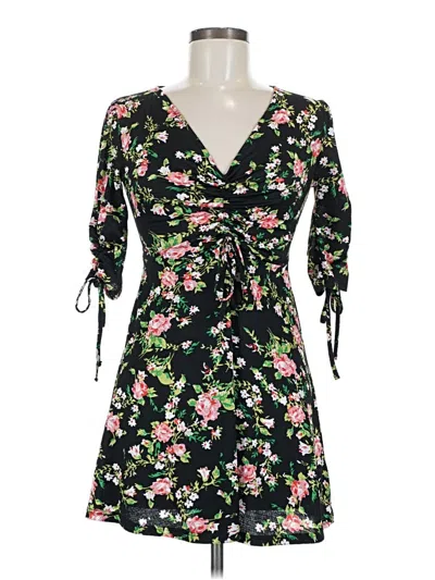 Pre-owned Topshop Casual Dress In Black