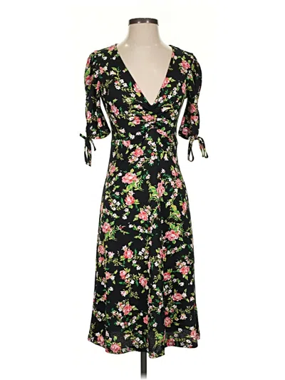 Pre-owned Topshop Casual Dress In Black