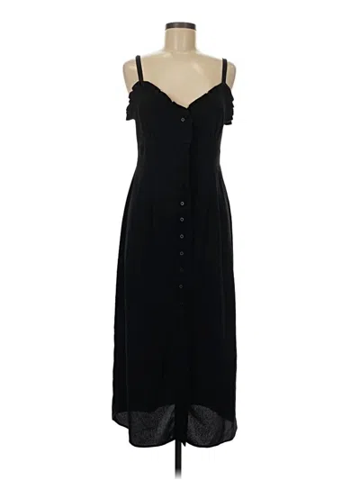 Pre-owned Topshop Casual Dress In Black