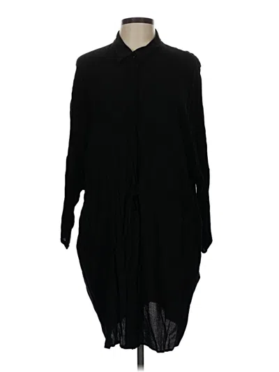Pre-owned Topshop Casual Dress In Black
