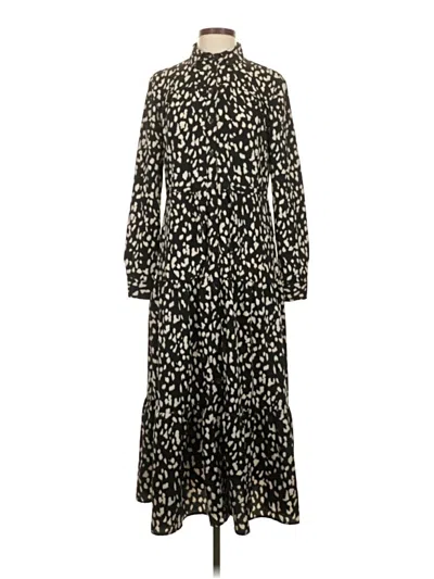 Pre-owned Topshop Casual Dress In Black