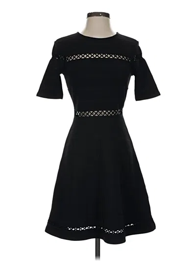 Pre-owned Topshop Casual Dress In Black