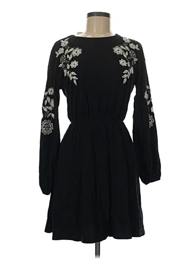 Pre-owned Topshop Casual Dress In Black