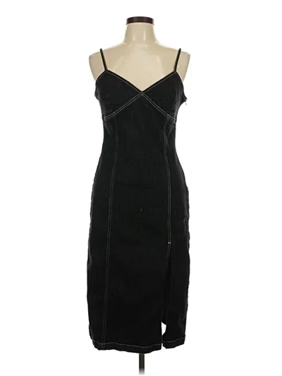 Pre-owned Topshop Casual Dress In Black