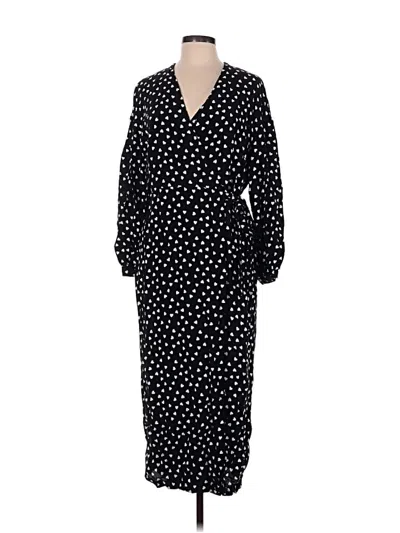 Pre-owned Topshop Casual Dress In Black